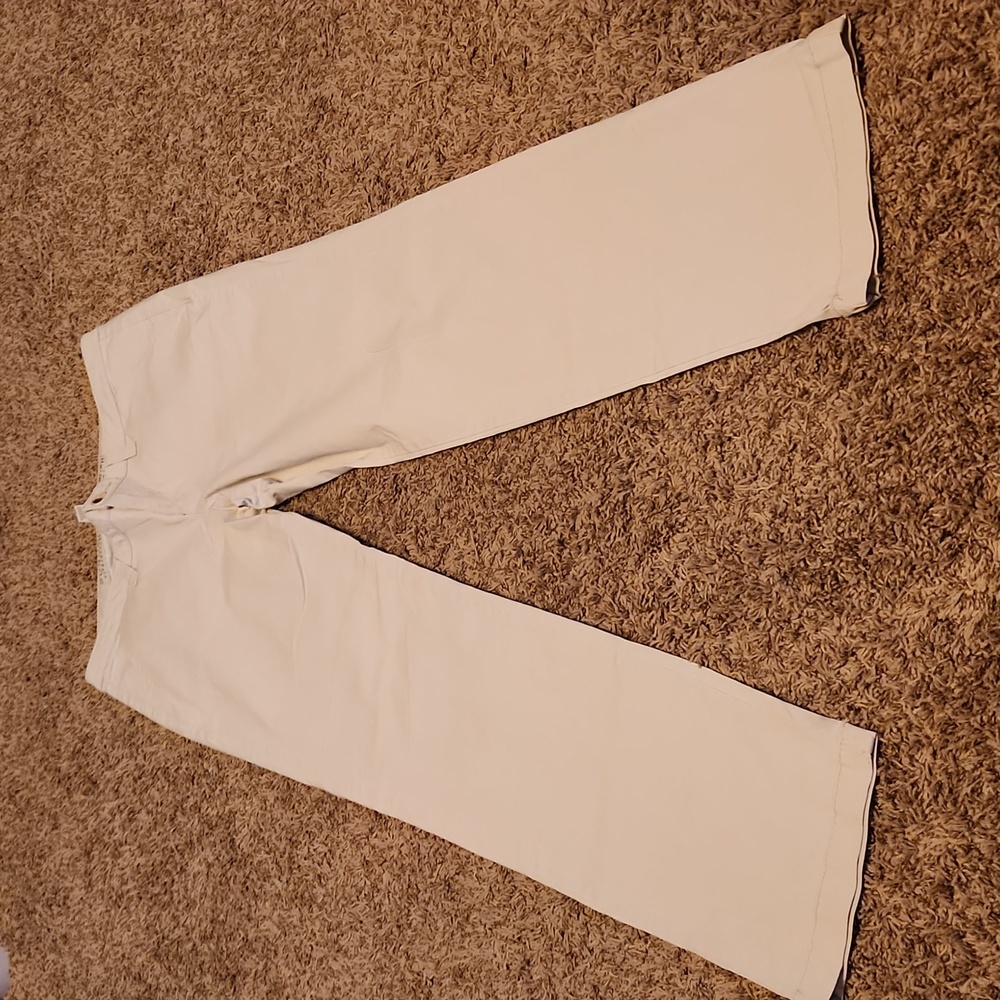 Sonoma Light Tan Straight Mid-Rise khaki pants